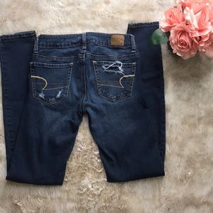 Distressed AE Jeggings